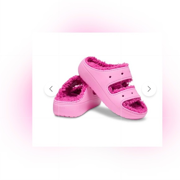 CROCS Pink unisex sandals. - Picture 2 of 9